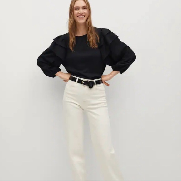 Mango Ruffled Blouse - Picture 2 of 5